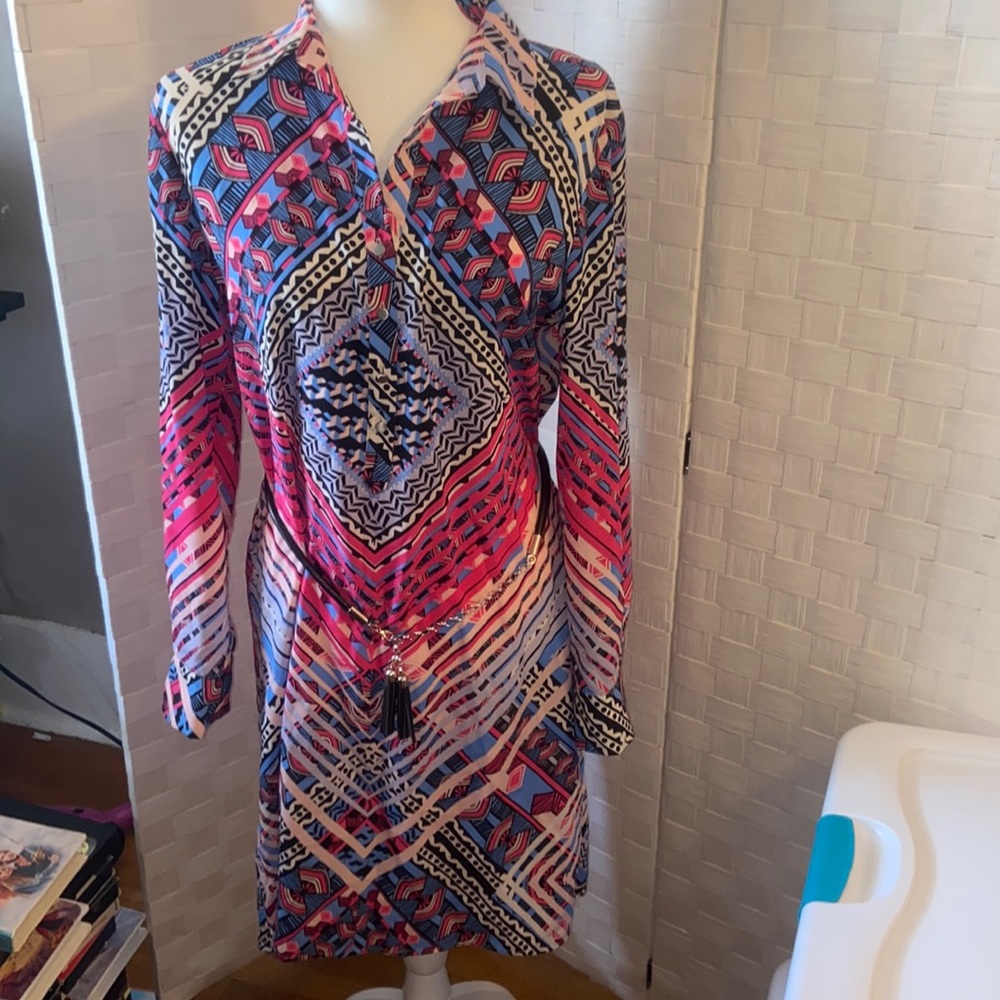 Antonio Melani geometric print dress size 6